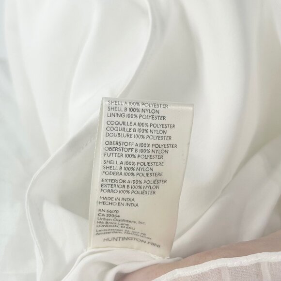 NWT BHLDN Huntington Ruffle Strapless Bridal Mini Dress - Picture 9 of 9